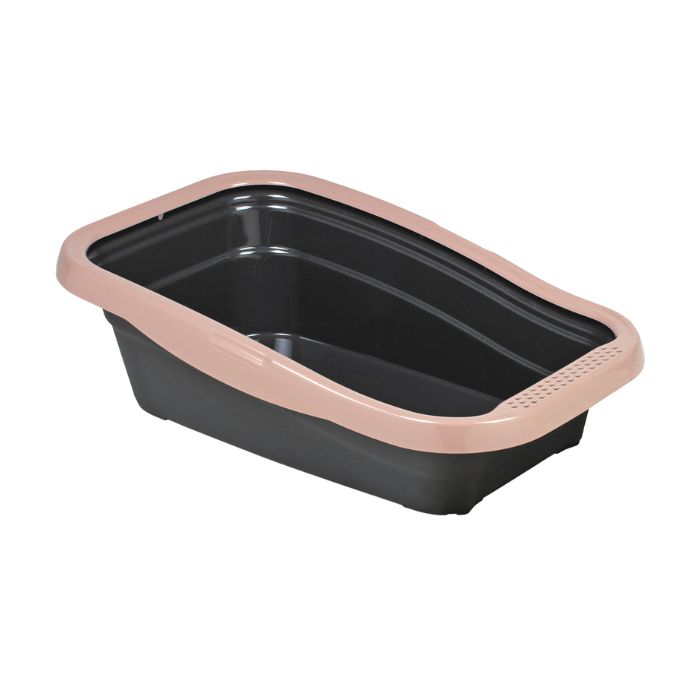 mps maČje straniŠČe cleanstep nella z robom, roza – 58 × 37,5 × 18 cm mps maČje straniŠČe cleanstep nella z robom, roza – 58 × 37,5 × 18 cm